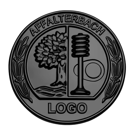 64mm Black AFFALTERBACH Tree Emblem Sticker For AMG Mercedes E53 E63 S63 G63 G65 C43 C63 ML CLA CLS 