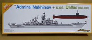 DRAGON 1/700 ADMIRAL NAKHIMOV+U.S.S DALLAS[SSN-700] 7112