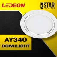 YETPlus LEDEON Recessed Downlight AY340 7W 4" 4 Inch LED Ceiling Panel Light 6500K White Daylight Si