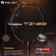 FELET TITANIUM TI 88 BADMINTON RACKET - FREE STRING(UNSTRUNG) + GRIP