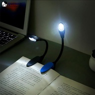 QUENNA Mini LED Book Light Flexible Clip-On Desk Lamp Eye Protection Adjustable Bedroom Reading Ligh