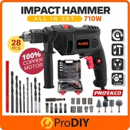 PRODIY EKCO GSB-16RE 710W Hammer Drill Set Impact Drill Tool Set Mesin Tebuk Lubang Mesin Gerudi Din