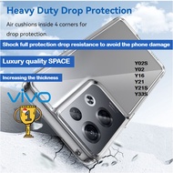 High End Hard Clear Transparent Casing Vivo Y21 Y21S Y33S Y02 Y16 Y02S Mobile Phone Back Case