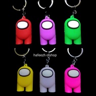 GANTUNGAN Amongus Among Us Impostor Rubber Keychain