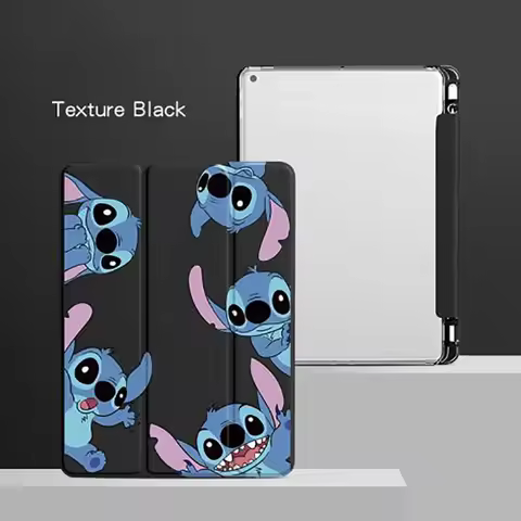 Cartoon Stitch Case For iPad Air 4 5 iPad 9.7 7th 8th 9th 10.2 Case For iPad Pro 11 Mini4 5 10.9 Sil