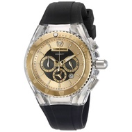 TechnoMarine Cruise Pearl with Silicone Strap and Black Dial TM-115173