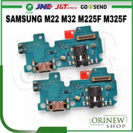 Pcb Board Usb Connector Samsung M22 M32 M225F M325F Connector Charger Original Mic Board