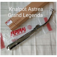 MUFFLER GRAND EXHAUST/ [FP-18350-GN5-2200] QUALITY ANTI-RUST, LEAK-RESISTANT, ORIGINAL FEDERAL PARTS