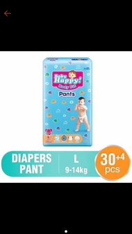 PAMPERS BABY HAPPY UK L 34+2