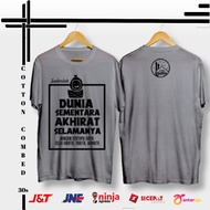 Islamic Da 'wah Shirts Muslim Tauhid Distro / Muslim Men' S Shirts / Da 'wah Shirts Temporary World Men