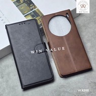 Vivo X200 Vivo X200 Pro Case Cover Leather Book Case Flip Case Vivo X200 Vivo X200 Pro