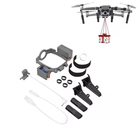 Remote Control Airdrop Servo Kit Parabolic with Landing Gear for DJI Mavic 2 Zoom / Mavic 2 Pro Dron