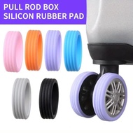 【2 Styles】8Pcs Luggage Wheel Protection Cover Rubber Ring Flexible Luggage Wheel Ring Elastic Diameter Wheel Hoops Luggage Wheel, Silicone Trolley Case Silent Caster Cover, Universal Noise Reduction Wheel Cover