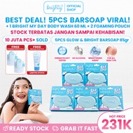 Brighty Glow & Bright Bar Soap X Brighty Bright My DAY Body Wash 60ml