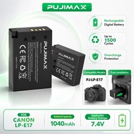 PUJIMAX LP-E17 1040mAh 7.4V Replacement Battery for Canon EOS R50 R10 M6 200D 750D