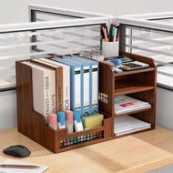 [in stock] Document storage rack, office stationery box, layered shelf A4Paper document organizer fi