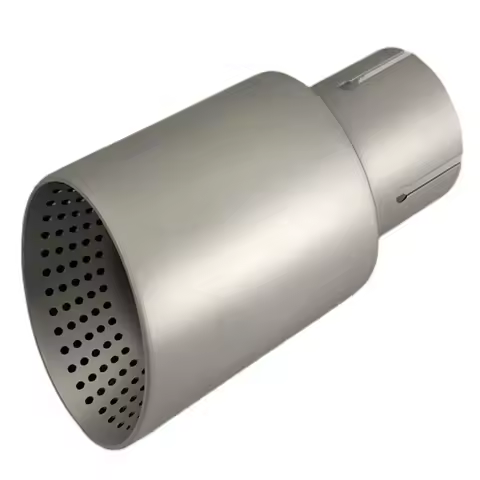 1pcs Exhaust nozzle Matte stainless steel large diameter 89mm 101mm 114mm open car muffler system AK