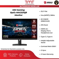 MSI Gaming Optix MAG321QR Monitor | 31.5" / 1ms / 165Hz / 2K WQHD | IPS | HDMI / DP / Type-C / Type-