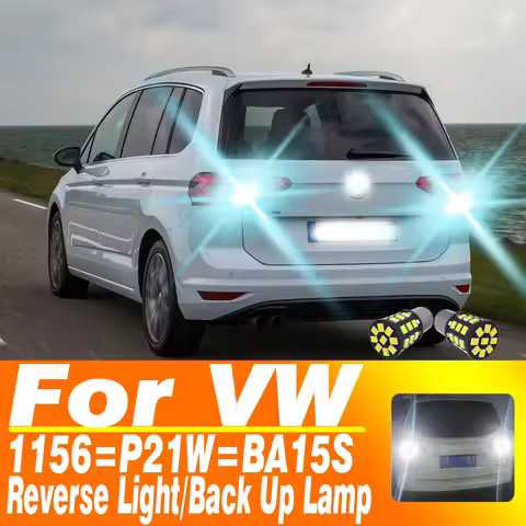 2pcs LED For VW Passat B5 B5.5 B6 CC Golf mk3 mk4 mk5 mk6 3 4 5 6 Polo 6n 6r 9n Touran Reverse Light