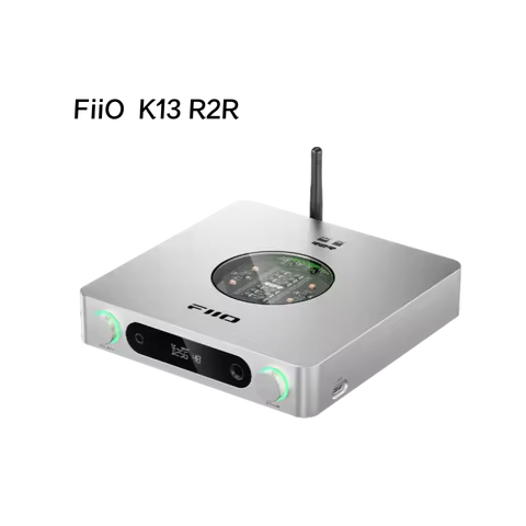 FiiO K13 R2R Desktop DAC & Headphone Amp, High-Fidelity 24Bit R2R DAC, Powerful 2400mW Output, LDAC