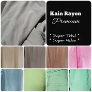 NEW 100% [ 1 ROLL ] KAIN RAYON SUPER / RAYON PREMIUM KAIN BALI SUPER