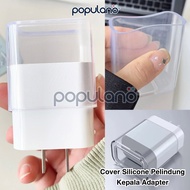 Silicone Charger Adapter Cover Transparent Silicone Charger Adapter Head Protector Charger Adapter H