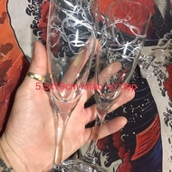 Set of 3 Beautiful Tall Glass Cups