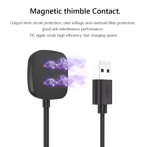 1/2pcs Charger Adapter Replacement 50/100cm Charger Cradle Dock Watch Accessories USB Charger Cradle