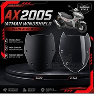 WINDSHIELD QJMOTOR AX200S AX 200 S AX200 S WINDSHIELD BATMAN STYLE ACCESSORIES ACCESSORY MODIFIED MO