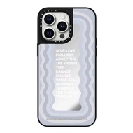 CASETIFY X Artist Slogan Series กระจกแบบมีเคส MagSafe สำหรับ iPhone 14 Pro Max/ iPhone 13 Pro Max/ iPhone 14 Plus/ iPhone 14 Pro เคสโทรศัพท์ฝาครอบป้องกัน