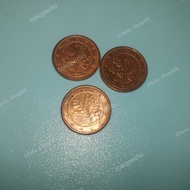 Uang Koin Logam Kuno Euro 1 Cent