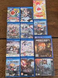 吉盒PS4 PS Vita / Nintendo Switch 沒game吉盒：太鼓之達人刀劍神域Fitness Boxing 2閃之軌跡Gundam Breaker Freedom WarsTale