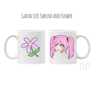 Gacha Life Sakura and Flower Icon Mug