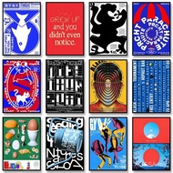 Abstract Poster Eggs Print Canvas Art Painting Mid Century Classic Wall Art Picture for Modern Dinin