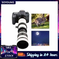 Soyoung 420-800mm Aperture F/8.3-16 Telescope Manual Focus Telephoto Lens for Canon EF