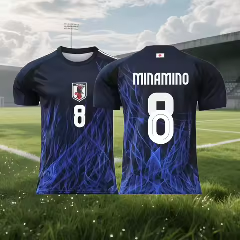 2025 Summer Men's Sports Shirt Japan National Team Football Shirt High Quality Unique Training Suit 