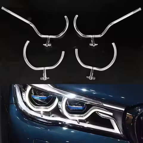 NEW LED Headlight Light Bars DRL Tube Acrylic tube Light Lines Fiber High For BMW 7 Series G11 G12 2