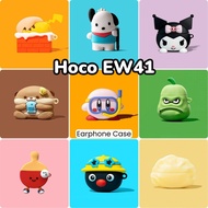 【Fast Shipment】For Hoco EW41 Case Casing Soft Silicone Creative Cartoon Earphone Case Cover NO.7