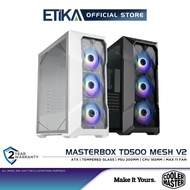 Cooler Master MasterBox TD500 MESH V2  | ATX Tempered Glass Casing | ARGB Controller Included