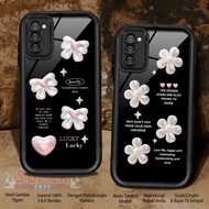 Case hp For SAMSUNG A03S A037F CUTE1 SoftCase Glossy Silicone Glass Phone Case
