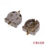 10pcs/lot SMD SMT CR1220 CR1225 BS-1220-2 3V Button Cell Battery Holder Socket Case Box