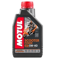 MOTUL SCOOTER POWER 4T ENGINE OIL SAE 5W-40 MA, FULLY SYNTHETIC, 1 LITRE