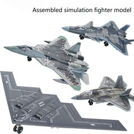 Fighter 57 Block Assembled B2 Tomcat Model Airplane F22 Su Building Toy.