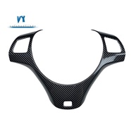 LHD Carbon Fiber Car Steering Wheel Trim for  3 Series E90 E92 E93 2005-2012 Car Steering Wheel Deco