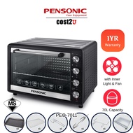 Pensonic/Khind 70L/68L Large Electric Oven (Rotisserie & Convection) | (PEO7011/OT6805 Ketuhar Elekt
