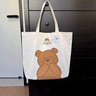 Jellycat Bear Canvas Bag Shoulder Bag Ladies Simple Bag Send Children Girls New Year Gifts