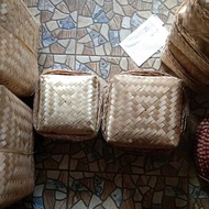 Bamboo Baskets 20x20 & 18x18 Wholesale Quality Food Catering Box/