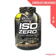 Muscletech Performance Series Iso Zero 100% Whey Protein Isolate, 4 lbs / 59 servings [Zero Sugar, L