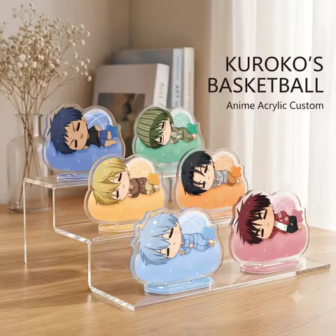 Kuroko's Basketball Acrylic Stand Keychain Q Version Cute Kuroko Tetsuya Kagami Taiga Aomine Daiki D