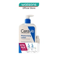 CERAVE Moisturising Lotion Twin Pack 473ml x 2s + Hydrating Cleanser 30ml